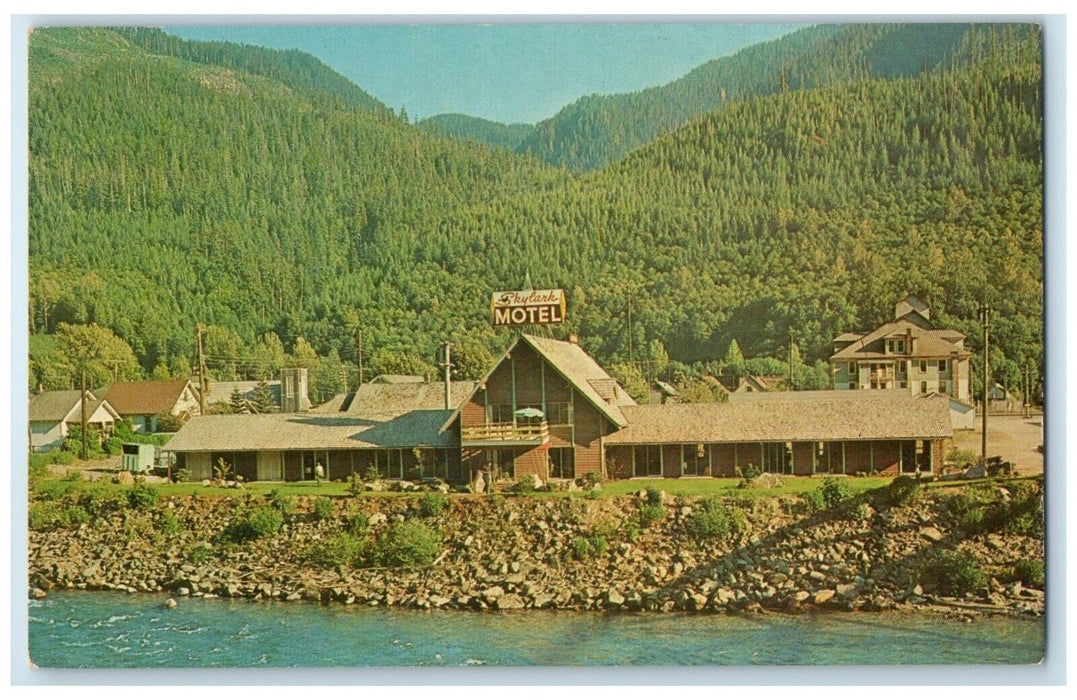 c1960 Skylark Motel Exterior Building Skykomish Washington Junction WA Postcard
