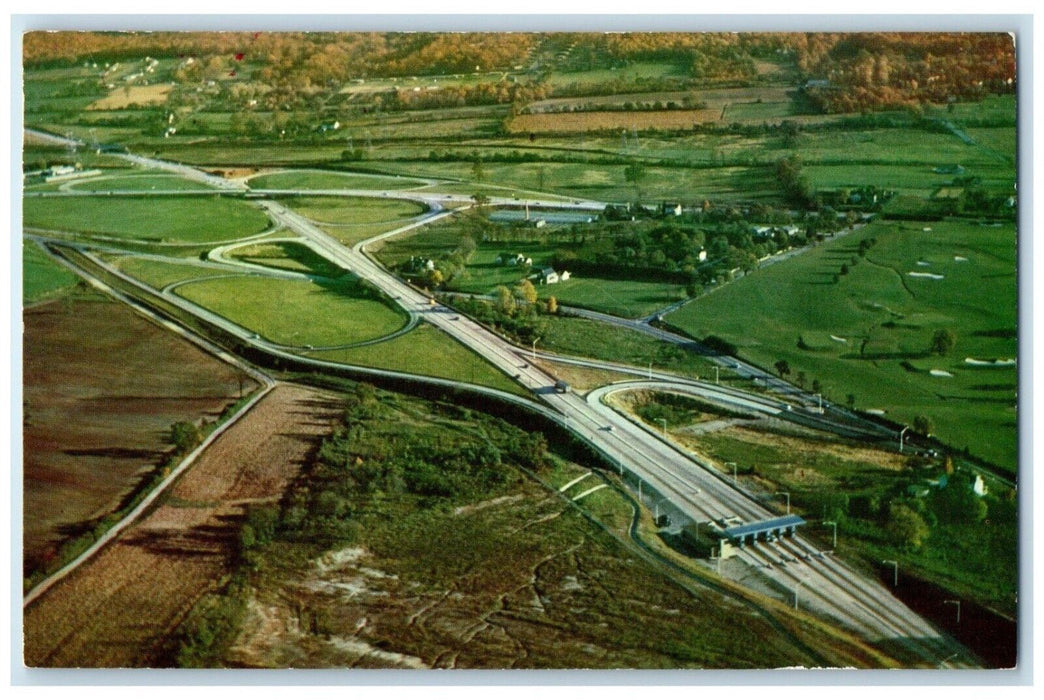 1960 Toll Gate Schuylkill Expressway Pennsylvania Turnpike Pennsylvania Postcard
