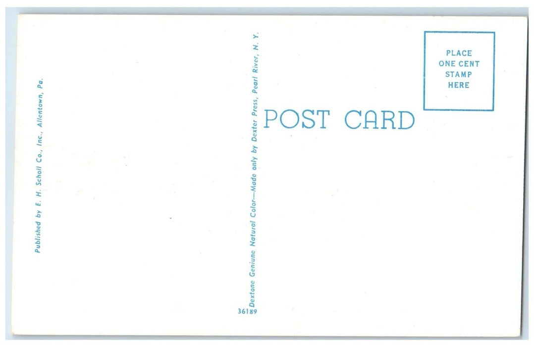 c1960 Grandstand Allentown Fair Grounds Fair Week Pennsylvania Unposted Postcard
