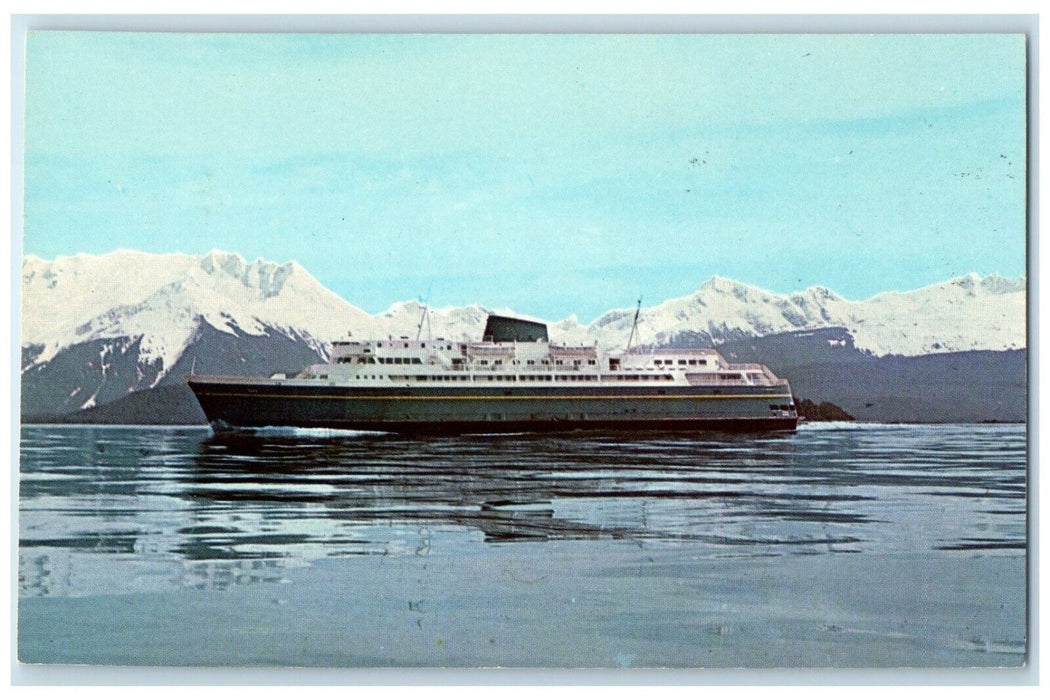 c1960 Alaska Ferry Price Rupert Taku Southeastern Port Skagway Alaska Postcard