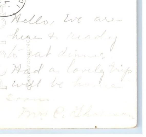 1936 Hot Springs Tourist Camp Old Oregon Trail King Hill ID RPPC Photo Postcard