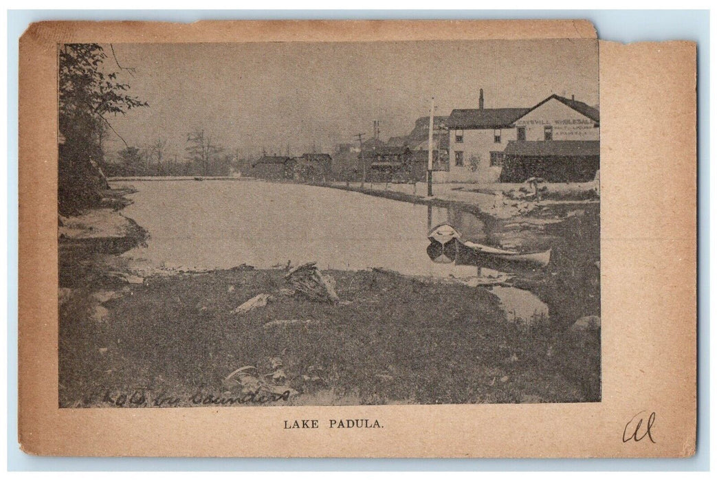 c1905 View Of Lake Padula Gallitzen Pennsylvania PA Posted Antique Postcard
