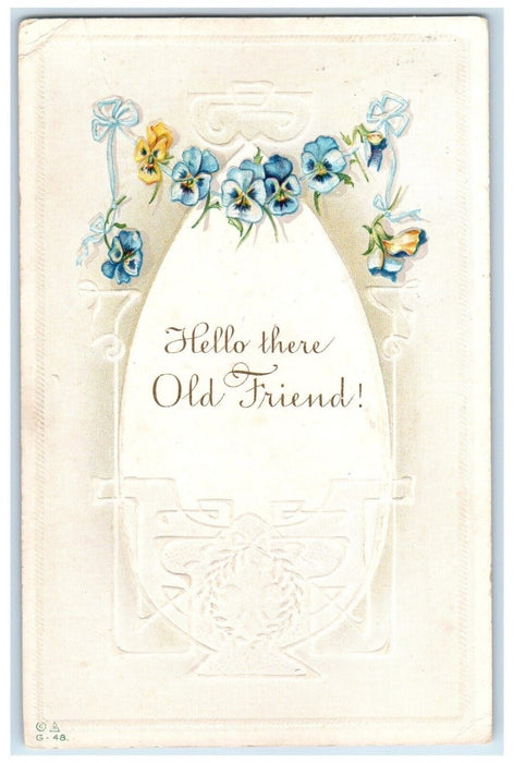 1913 Zearing Iowa IA Ogle County IL Duplex Cancel 1 Cent Flowers Nash Postcard