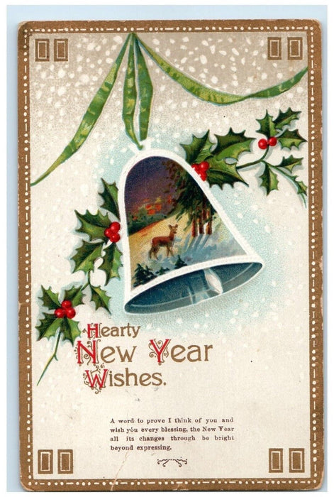 1915 Orleans Minnesota MN To Hallock DPO 1904-1984 Doane Cancel Nash Postcard