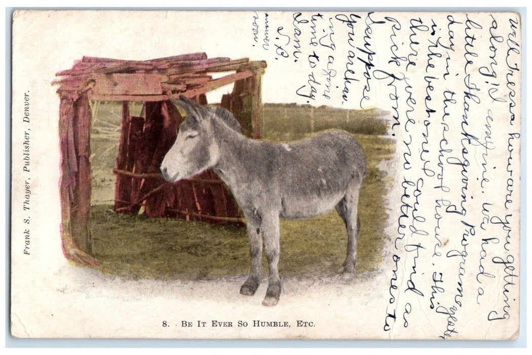 1907 Forada Minnesota MN To Alexandria DPO 1904-1954 Doane Cancel Postcard