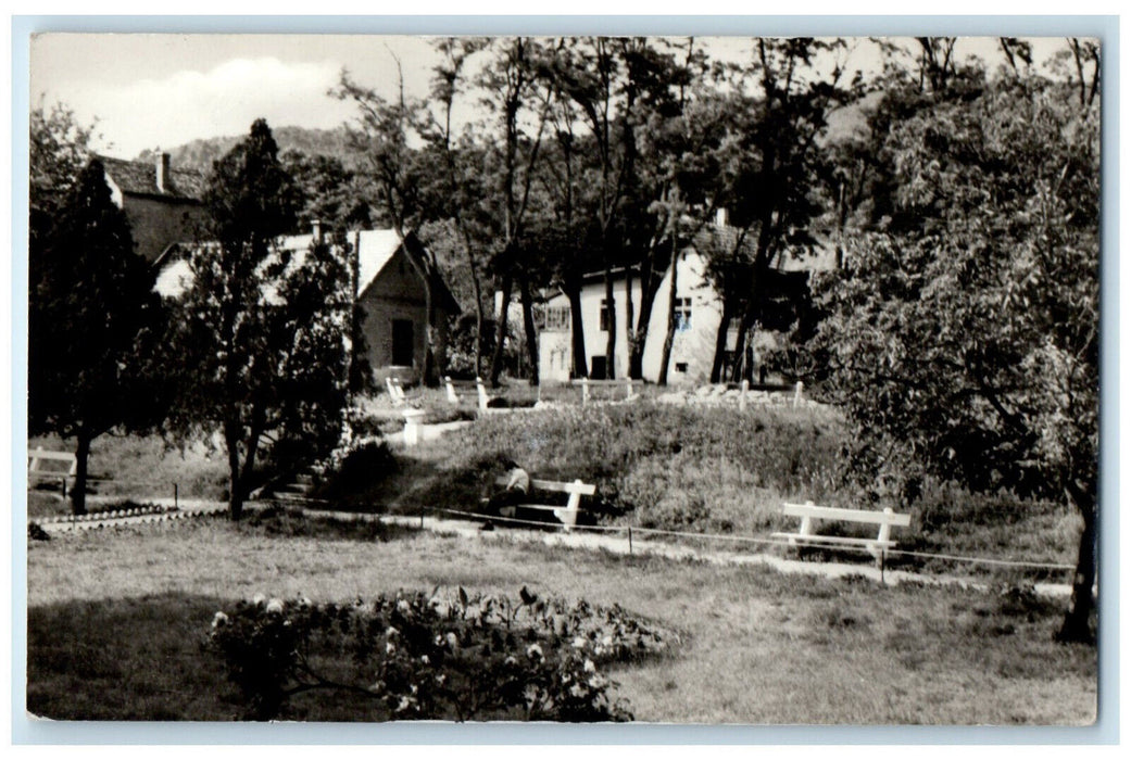 c1910 Gepesz Kepzo Vocational School of Mesoeconomics RPPC Photo Postcard