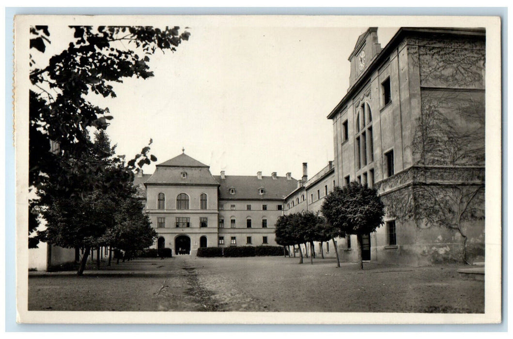 1951 Sarospatak Ref. Foiskola Hungary Vintage Posted RPPC Photo Postcard