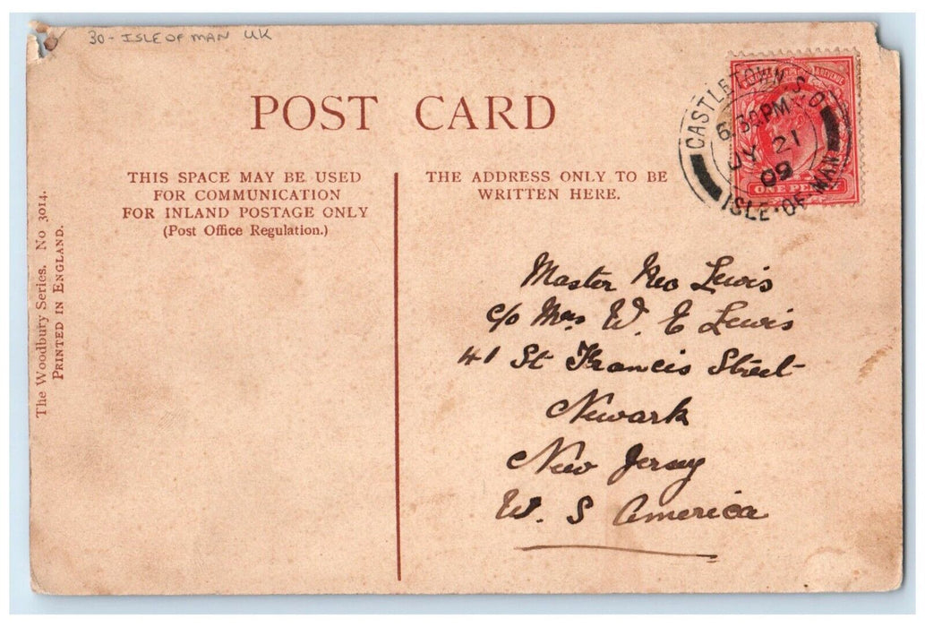 1909 Tynwald Hill Reading The Manx Laws Isle Of Man United Kingdom UK Postcard