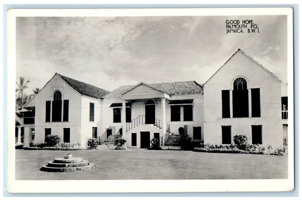 c1920's Good Hope Plantation Falmouth Jamaica RPPC Photo Posted Postcard