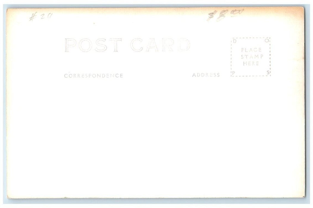 c1925 Bathing Swimming Boat Lake View Osakis Minnesota MN RPPC Photo Postcard