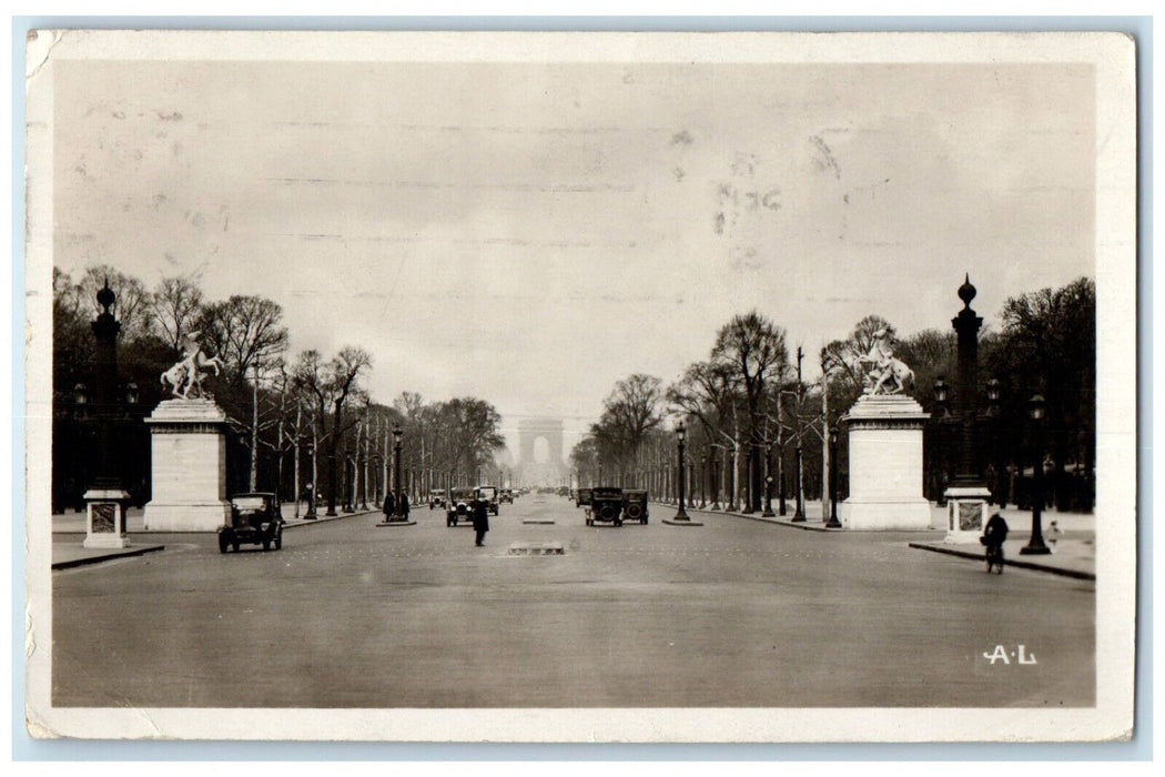 c1910 Paris Et Ses Merveilles France Posted Antique RPPC Photo Postcard