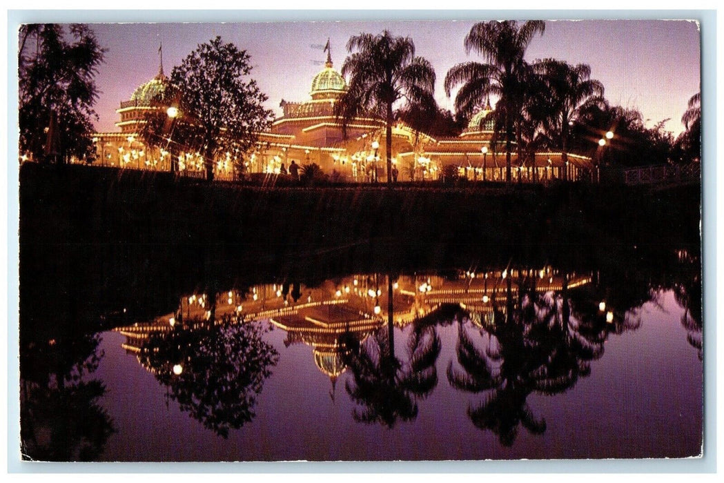 1986 Crystal Palace Restaurant Plaza Canal Victorian Magic Kingdom Walt Postcard