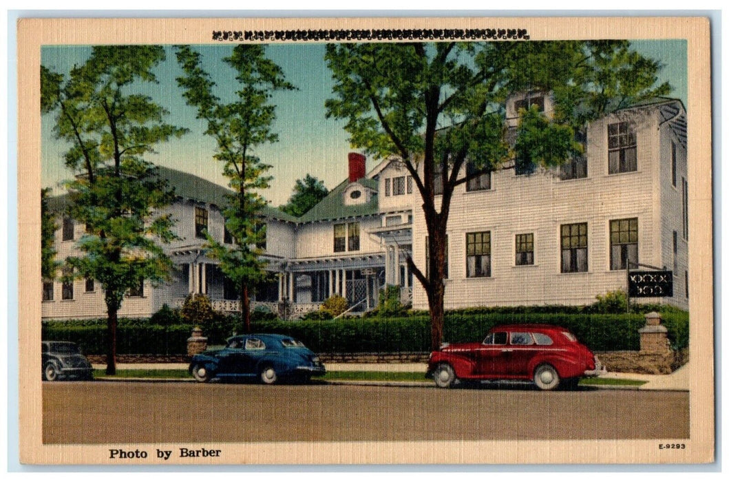 1940 Exterior Whitehall Hotel Building Hendersonville North Carolina NC Postcard