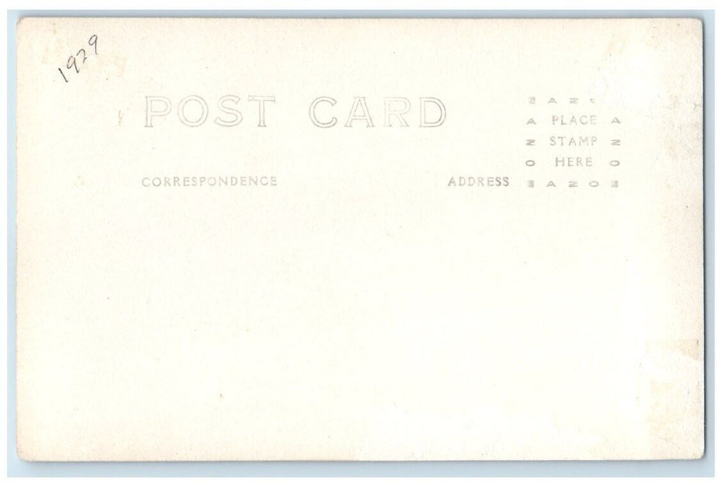 1929 College Campus Building View Gale York NE RPPC Photo Unposted Postcard