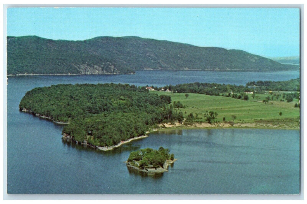 c1960 Button Bay State Park Girl Scout International Ferrisburg Vermont Postcard