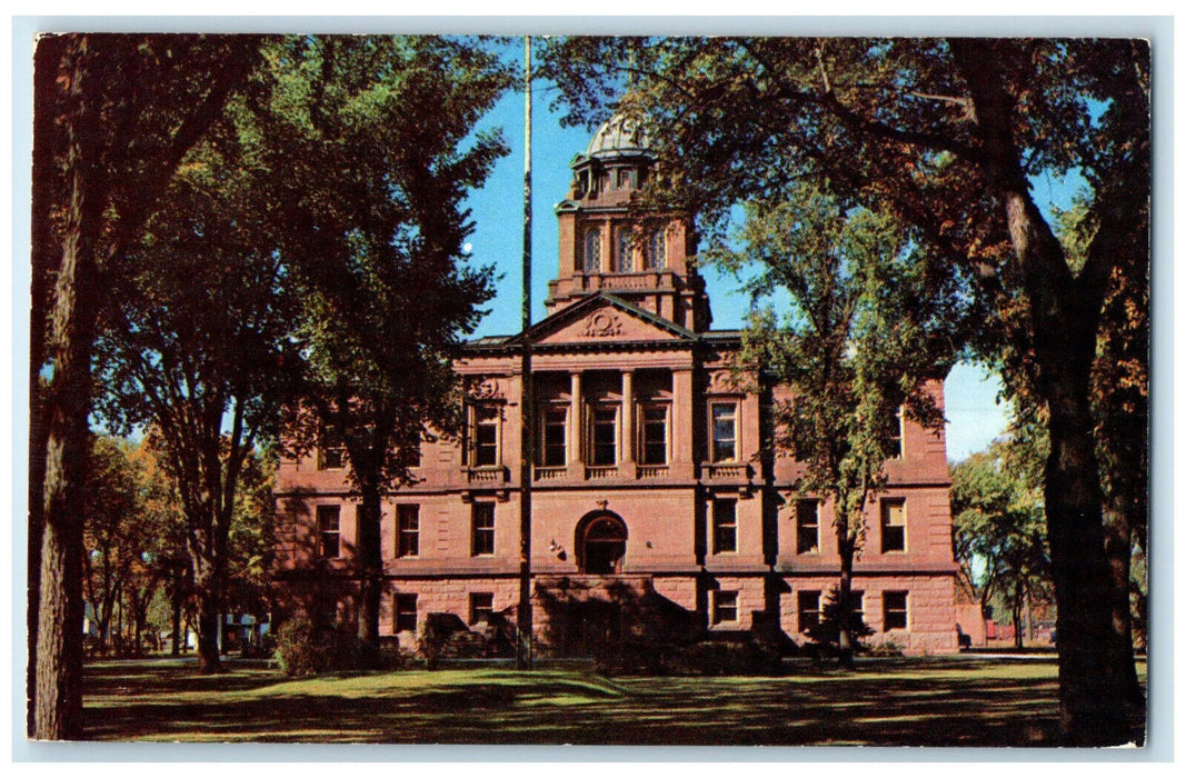 c1950's Langlade County Court House Antigo Wisconsin WI Vintage Postcard