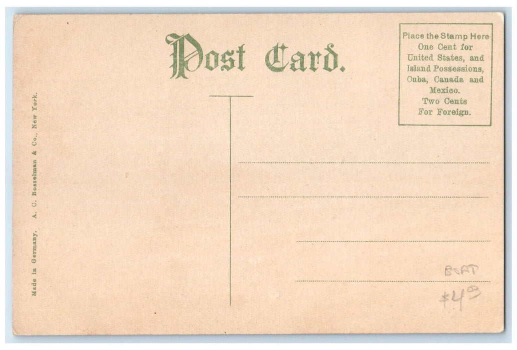c1910's The Josephine Steamer Ship Boat Scene Sioux City Iowa IA Postcard