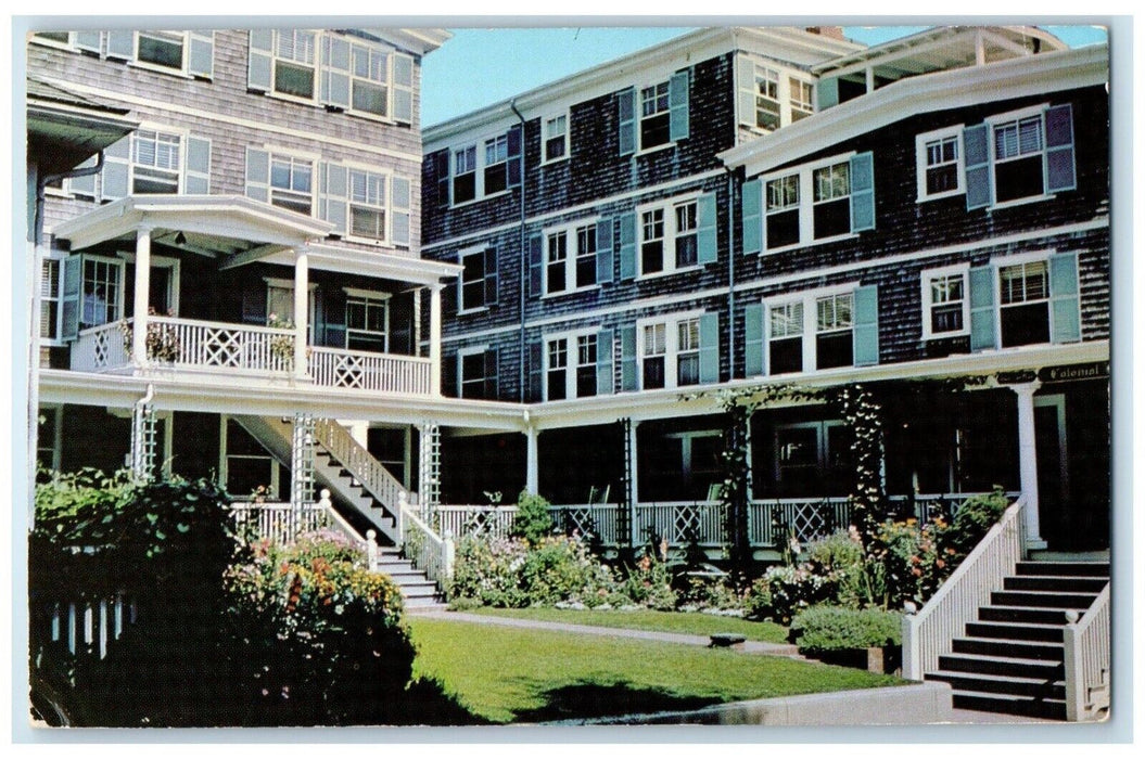 1954 The Colonial Inn Hotel Building Edgartown Massachusetts MA Vintage Postcard