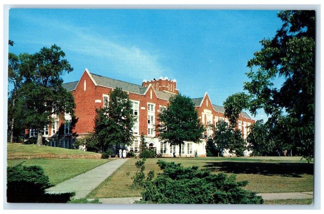 Bibb Graves Hall Administration Jacksonville College Jacksonville AL Postcard