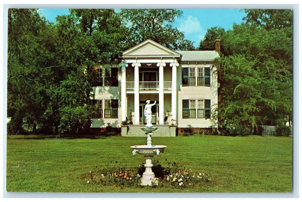 c1950's Louise Tredaway Home Mansion Jacksonville Alabama AL Vintage Postcard