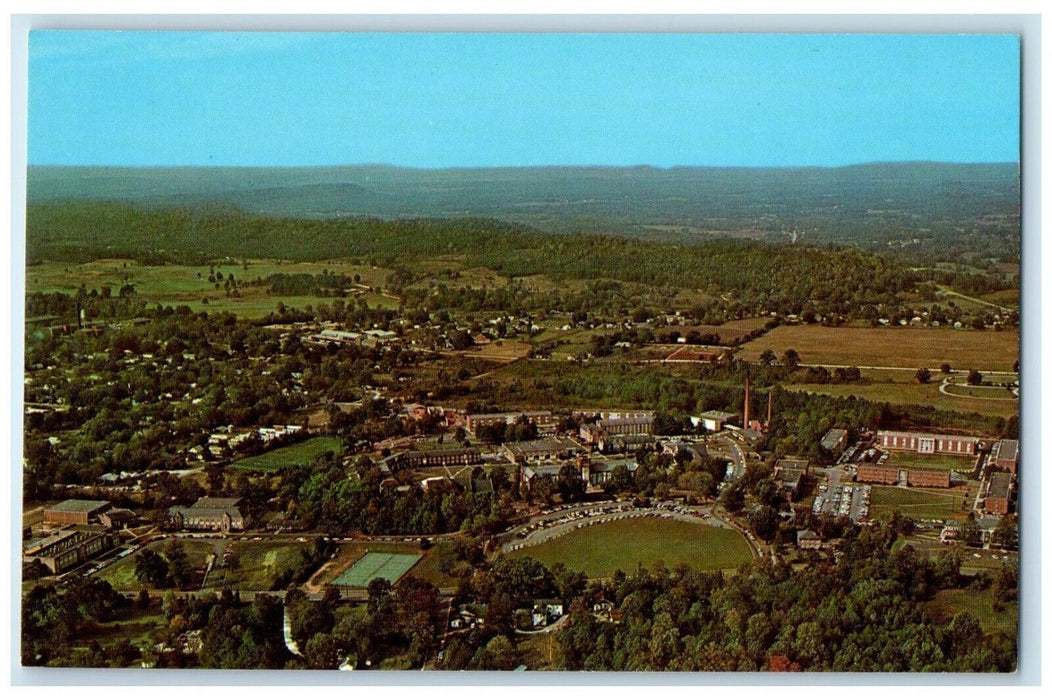 c1950's Aerial View Jacksonville State College Jacksonville Alabama AL Postcard