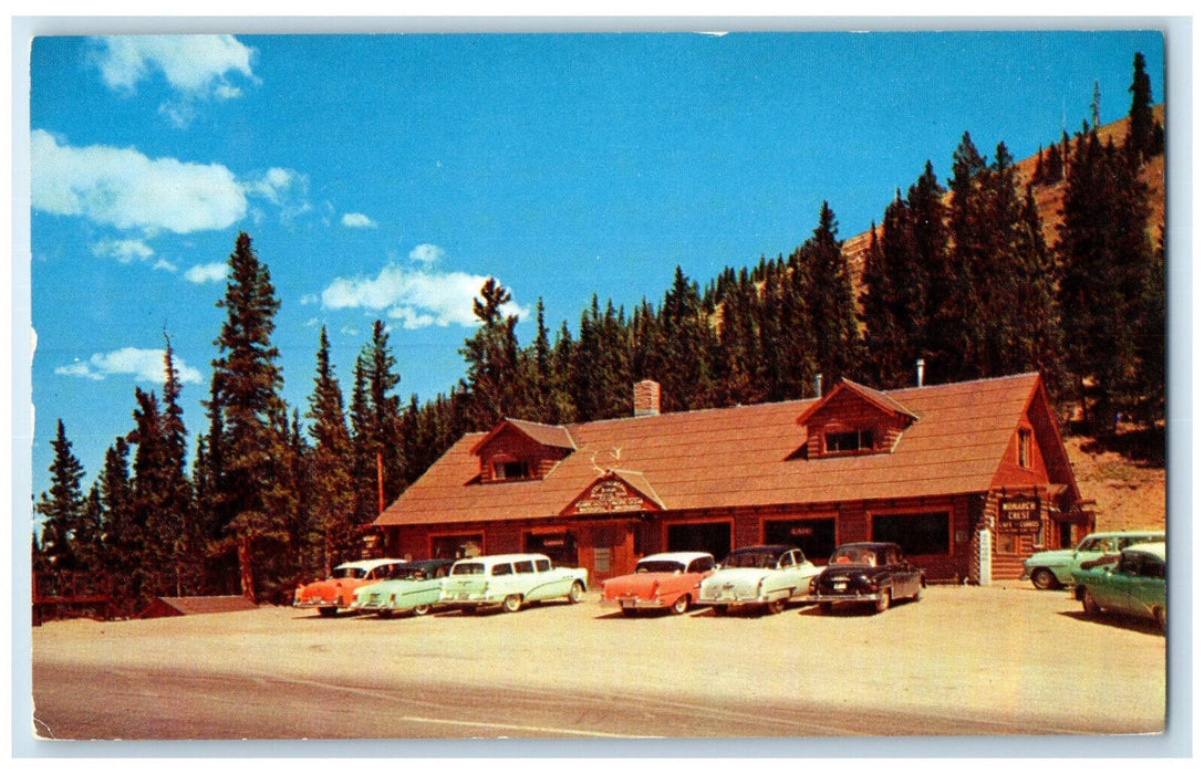 c1950's Monarch Crest Lodge US Highway 50 Colorado CO Unposted Postcard