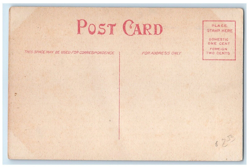 c1910's Manual Training School Building Campus Onawa Iowa IA Antique Postcard