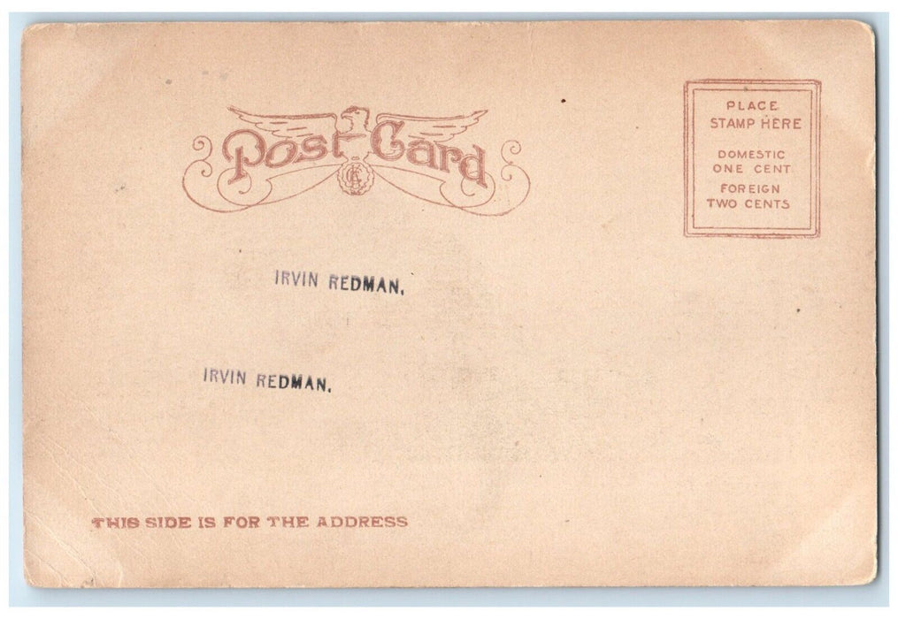 c1905 Minnesota Street Stores Buildings New Ulm Minnesota MN Antique Postcard