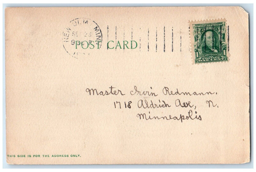 c1905 Scenes On The Cottonwood River New Ulm Minnesota MN Antique Postcard