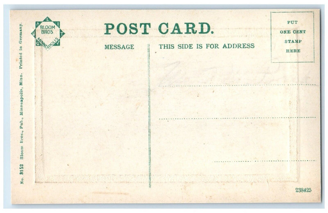 c1910's Waseca County Court House Street View Waseca Minnesota MN Postcard