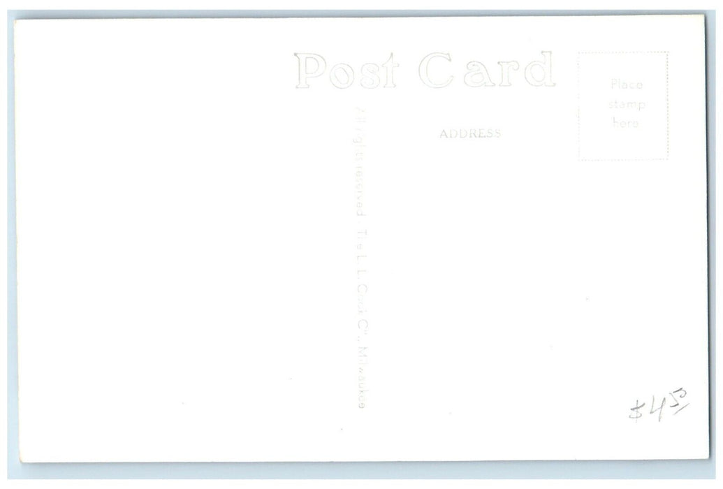 c1940's Catholic Grade And High School Pocahontas Iowa IA RPPC Photo Postcard