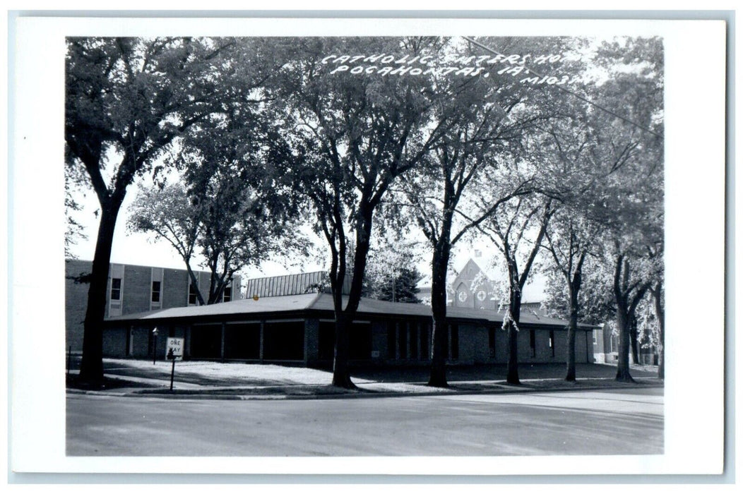 c1910's Catholic Sisters Home Pocahontas Iowa IA RPPC Photo Antique Postcard