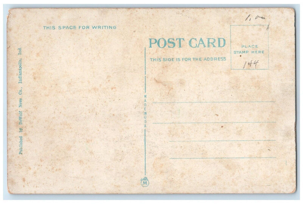 c1920 James Whitcomb Riley's Residence Indianapolis Indiana IN Vintage Postcard