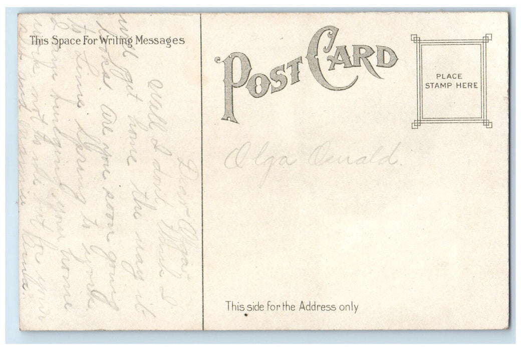 c1910 Town and Country Club Bridge St. Paul Minnesota MN Posted Postcard