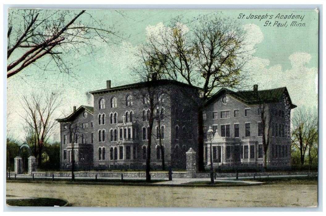 1914 St. Joseph Academy St. Paul Minnesota MN Clayton WI Unposted Postcard