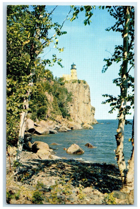 1969 Split Rock Lighthouse North of Two Harbors Minnesota MN Postcard