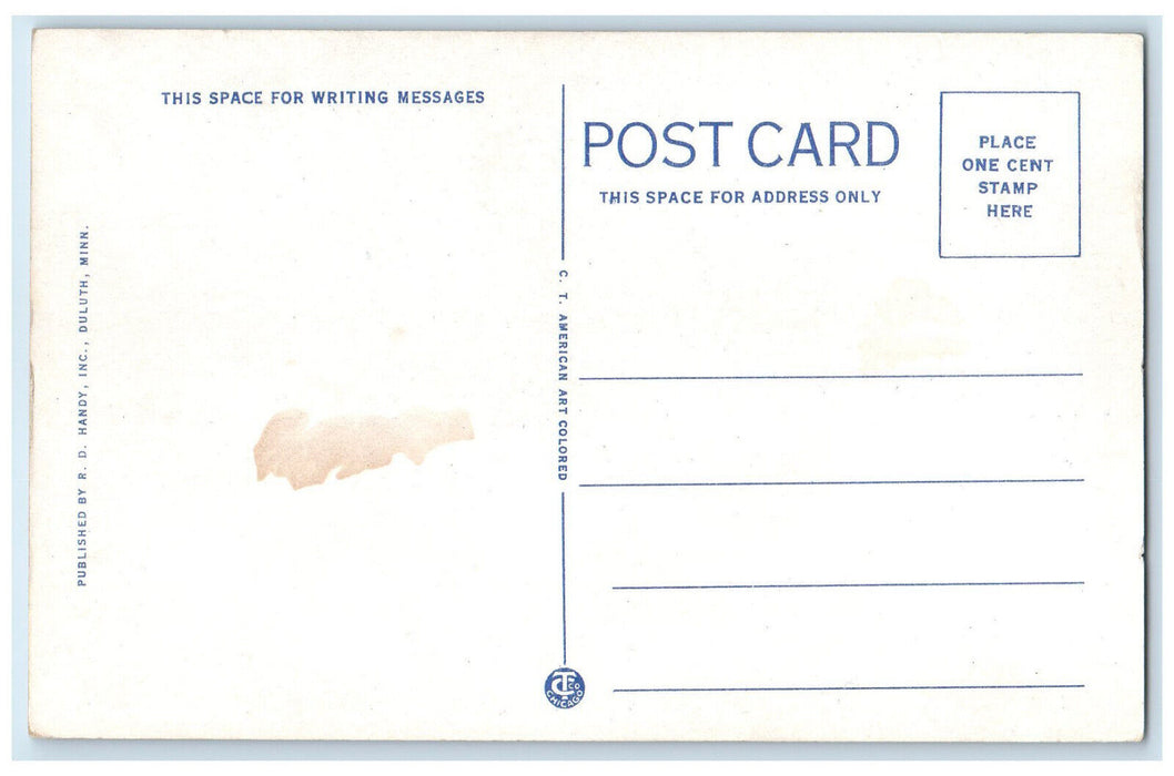 c1920's North Shore Split Rock Lighthouse Lake Superior Minnesota MN Postcard