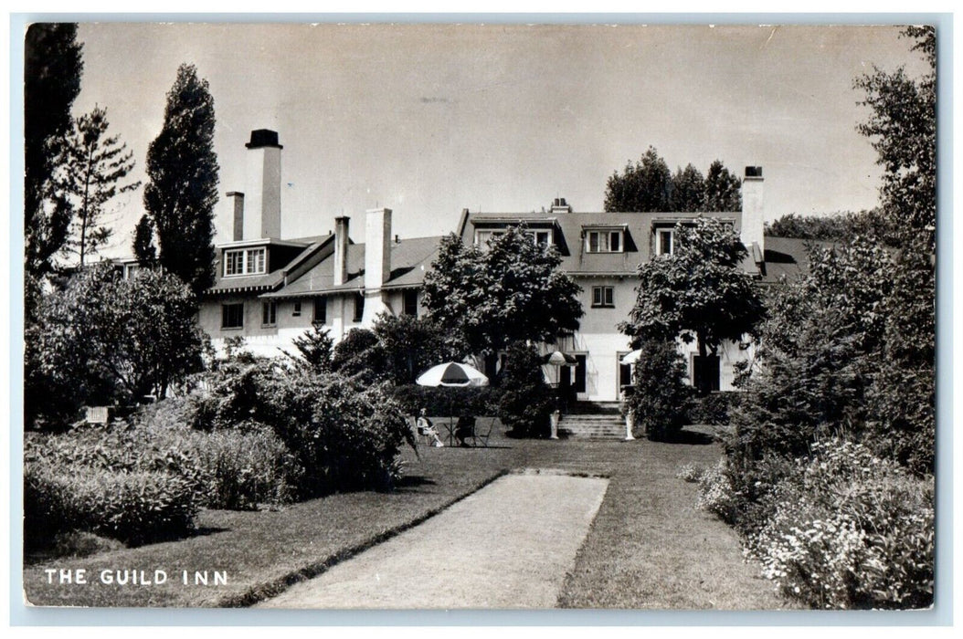 1951 The Guild Inn And Gardens Scarborough Ontario Canada RPPC Photo Postcard