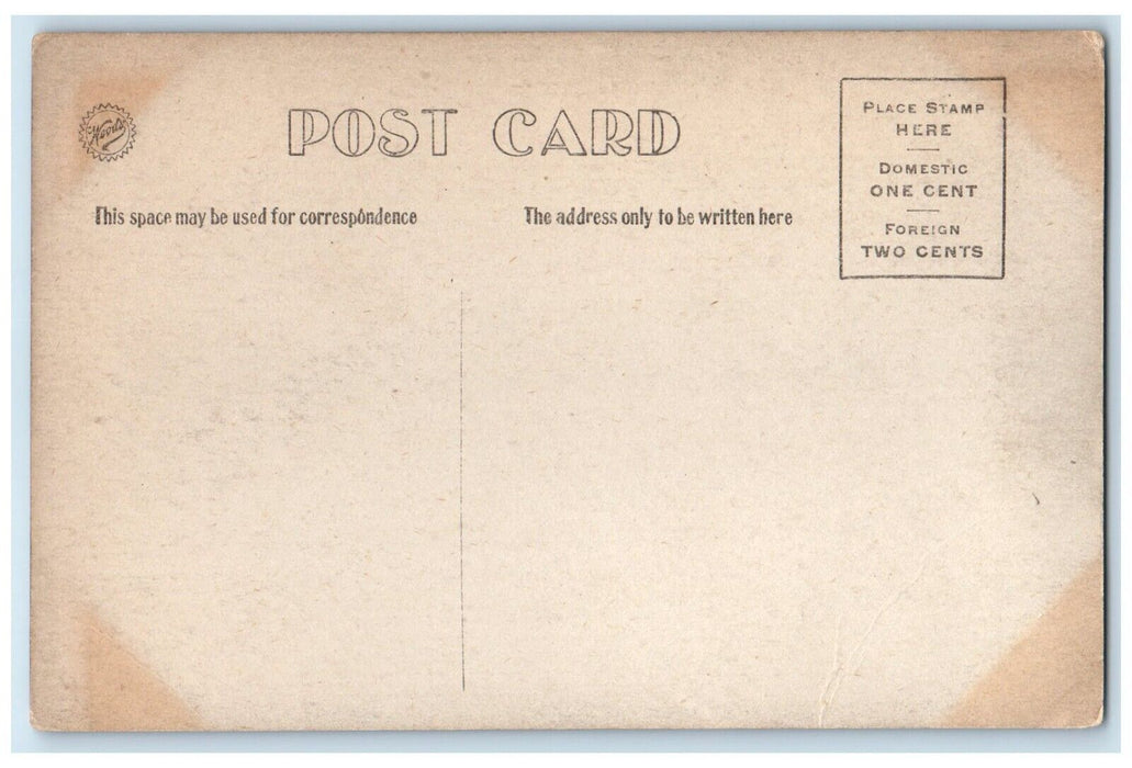 c1910 Grape Vine Bench Trees Restaurant San Gabriel California Unposted Postcard