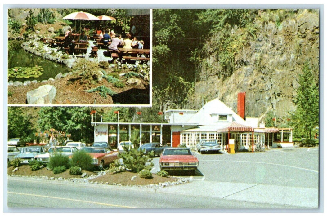1960 Exterior View Carnival Multi-View Portland Oregon Vintage Unposted Postcard