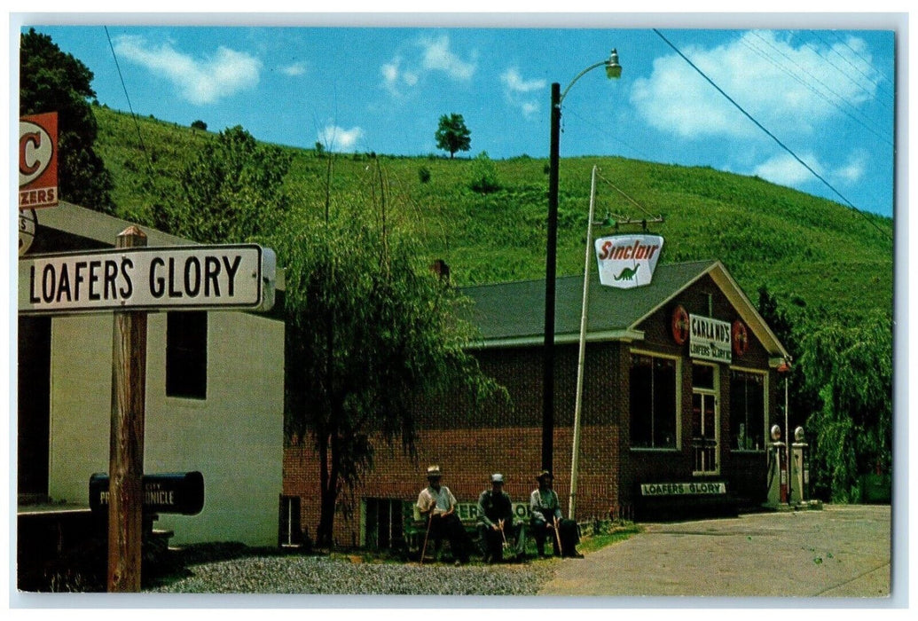 c1960 Exterior View Loafers Glory Buildings North Carolina NC Unposted Postcard