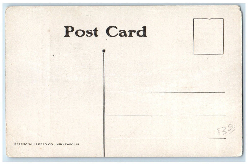 c1910 Fourth Street Looking West Nebraska Road Sioux City Iowa Vintage Postcard