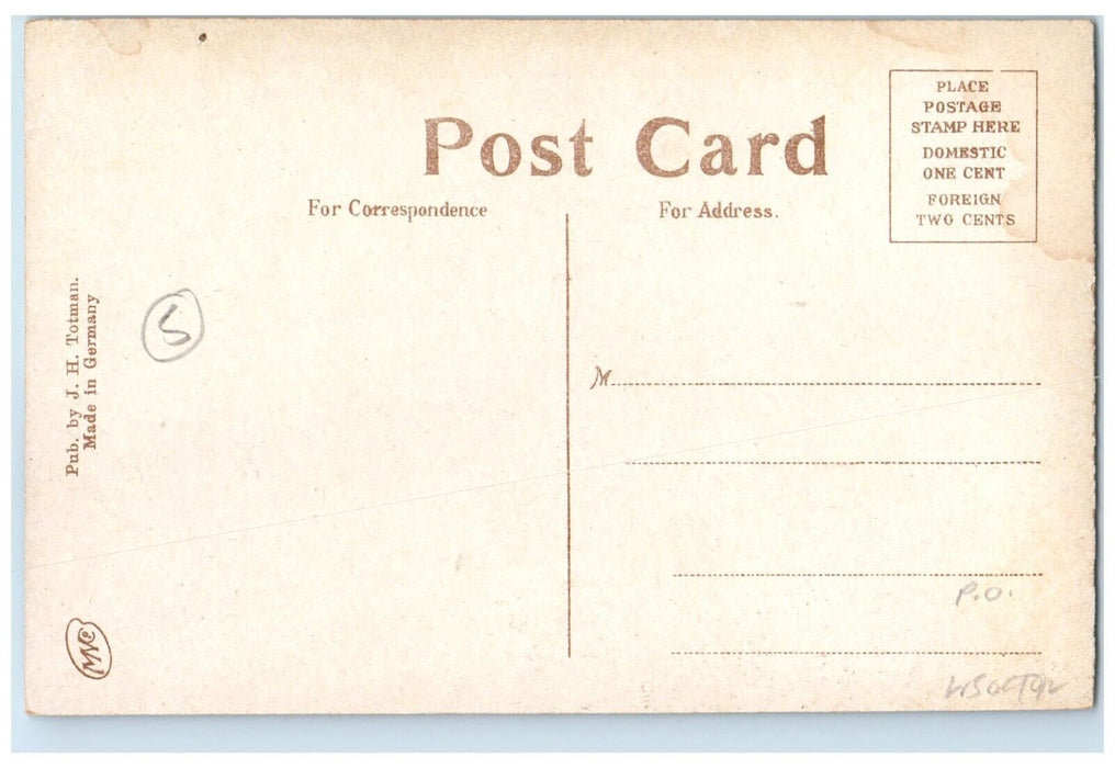 c1910's Masonic Hall & Post Office Winthrop Massachusetts MA Antique Postcard
