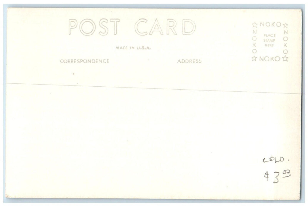 c1910's Mesa Lake Highway Dirt Road Colorado CO RPPC Photo Antique Postcard