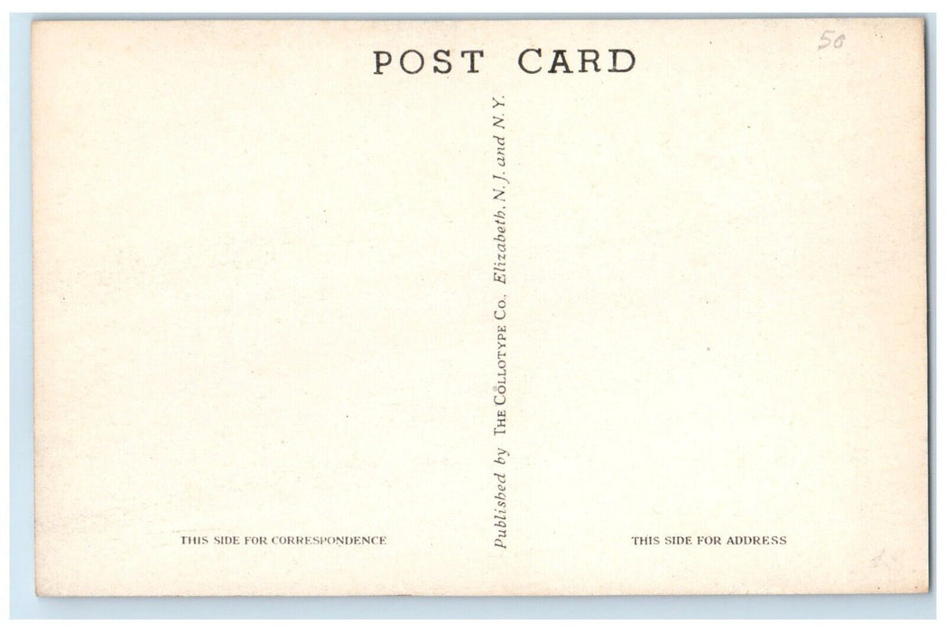 c1930's US Post Office Building Car Street View Searcy Arkansas AR Postcard