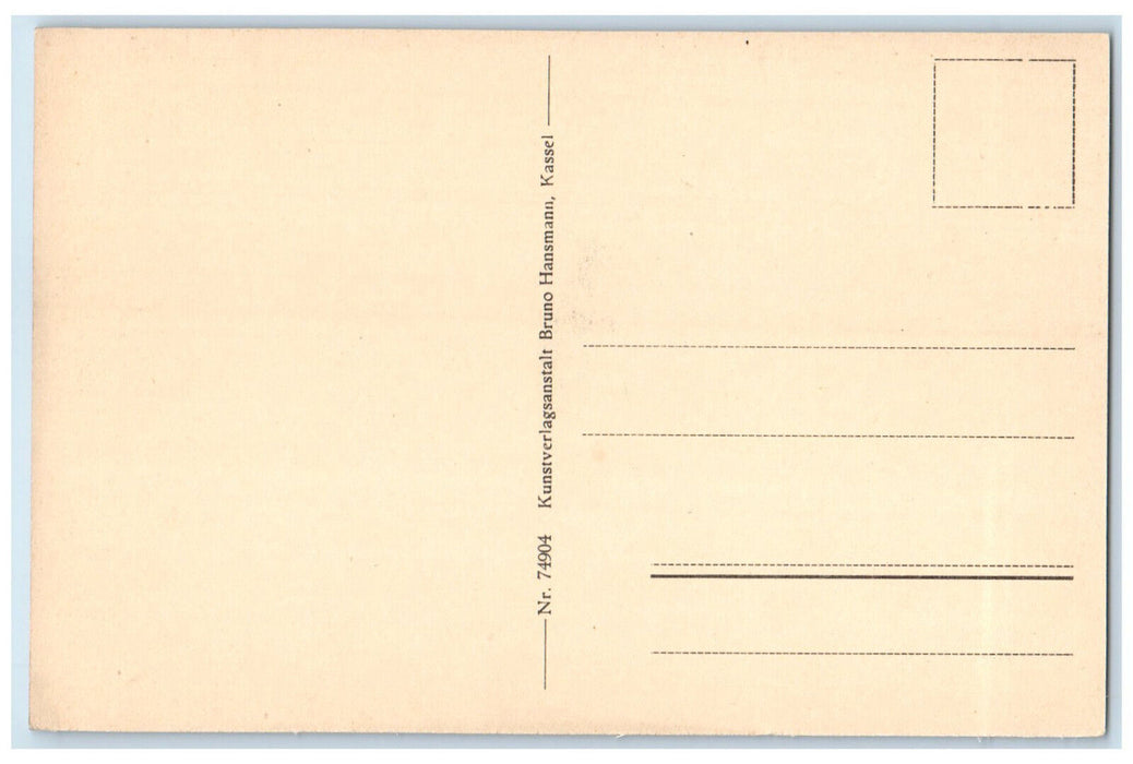 c1940's Municipal Outdoor Swimming Pool Göttingen Germany Unposted Postcard