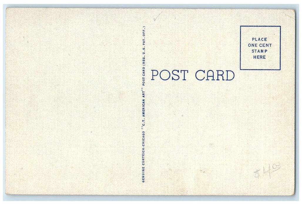 c1930's Summit Street Cars Stores Buildings Arkansas City Kansas KS Postcard