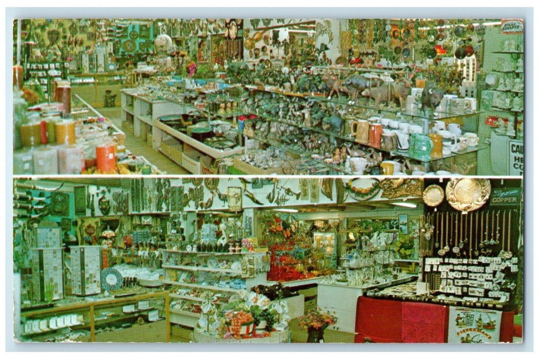 1976 Madison Gift Shop Corner Yellowstone Dunraven Park Montana Vintage Postcard