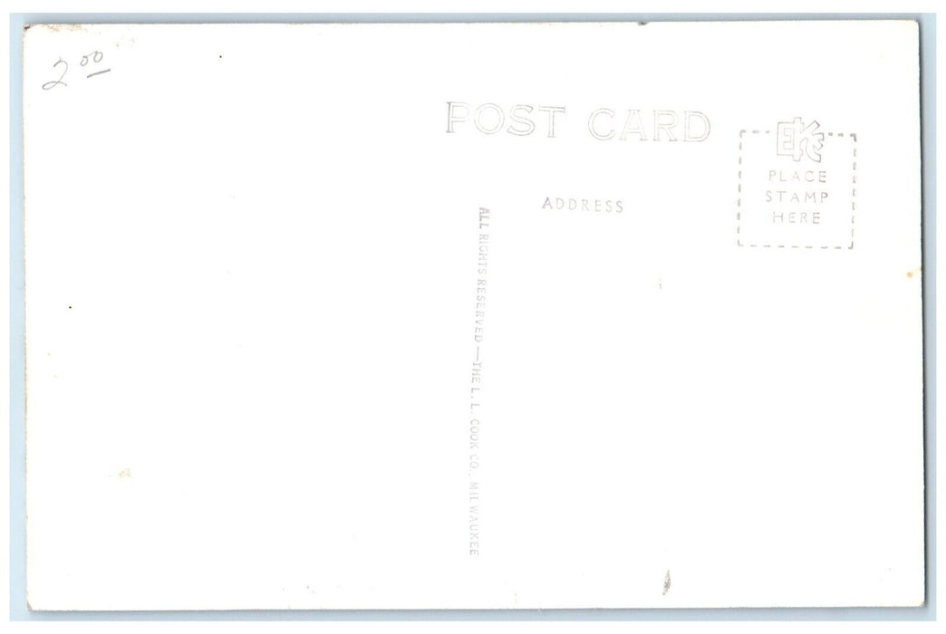 c1940's Post Office Building Cars Rochester Minnesota MN RPPC Photo Postcard