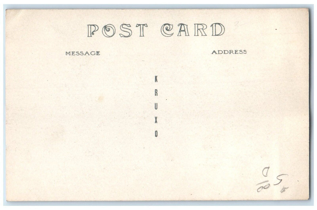 c1910's Post Office Court House Decorah Iowa IA RPPC Photo Antique Postcard